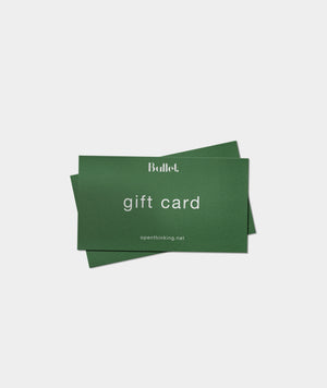 Bullet beauty gift card